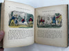 Merry Pictures juvenile book c.1850’s Leavitt & Allen 120 hand colored woodcuts