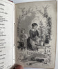 Lady’s Almanac 1856 Boston pictorial cloth book advertising educational