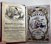 Lady’s Almanac 1856 Boston pictorial cloth book advertising educational