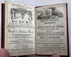 Lady’s Almanac 1856 Boston pictorial cloth book advertising educational