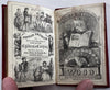 Lady’s Almanac 1856 Boston pictorial cloth book advertising educational