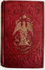 Lady’s Almanac 1856 Boston pictorial cloth book advertising educational