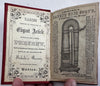 Lady’s Almanac 1856 Boston pictorial cloth book advertising educational