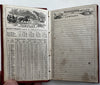 Lady’s Almanac 1856 Boston pictorial cloth book advertising educational