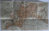 Naples Italy Napoli Italia c.1930’s tourist promo book w/ color folding city map