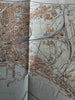 Naples Italy Napoli Italia c.1930’s tourist promo book w/ color folding city map
