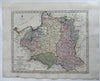 Poland w/ dismembered parts From Best Authorities 1794 Wilkinson scarce map