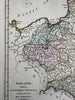 Poland w/ dismembered parts From Best Authorities 1794 Wilkinson scarce map