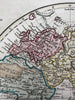 World in hemispheres showing latest voyages & Travels 1800 Wilkinson scarce map