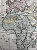 World showing tracks of Cook latest voyages & Travels 1800 Wilkinson scarce map