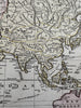 World showing tracks of Cook latest voyages & Travels 1800 Wilkinson scarce map