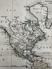 World showing tracks of Cook latest voyages & Travels 1800 Wilkinson scarce map