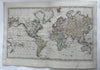 World showing tracks of Cook latest voyages & Travels 1800 Wilkinson scarce map