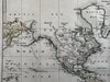 World showing tracks of Cook latest voyages & Travels 1800 Wilkinson scarce map