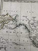 World showing tracks of Cook latest voyages & Travels 1800 Wilkinson scarce map