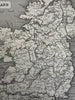 Ireland island by itself 1848 Chambers engraved Gellatly hand colored map