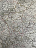Russia in Europe 1848 Chambers hand color map Gellatly engraved