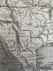 Texas as huge independent Republic Oregon Territorial U.S. c.1848 Chambers map