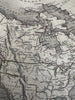 Texas as huge independent Republic Oregon Territorial U.S. c.1848 Chambers map