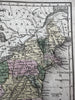 United States Republic Texas Oregon Missouri Indian Territory 1839 Mitchell map