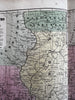 Western United States Michigan Wisconsin Territory IL IN MO KY 1839 Mitchell map