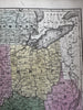 Western United States Michigan Wisconsin Territory IL IN MO KY 1839 Mitchell map