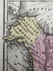 United States Independent Republic of Texas 1839 Mitchell North America map