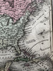 United States Independent Republic of Texas 1839 Mitchell North America map