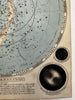 Transparent Chart Heavens stars celestial 1850’s hold to light tissue rare print
