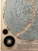 Transparent Chart Heavens stars celestial 1850’s hold to light tissue rare print