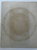 Transparent Chart Heavens stars celestial 1850’s hold to light tissue rare print