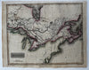 Canada British North America Indians 1817 Arrowsmith Hall engraved hc map