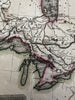 Canada British North America Indians 1817 Arrowsmith Hall engraved hc map