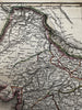 India Hindoostan Nepal Independent Rajahs 1817 Arrowsmith Hall engraved map