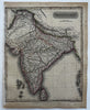 India Hindoostan Nepal Independent Rajahs 1817 Arrowsmith Hall engraved map