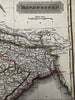 India Hindoostan Nepal Independent Rajahs 1817 Arrowsmith Hall engraved map