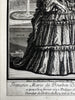 Francoise Marie de Bourbon Duchess d’Orlean 1690s scarce engraved portrait print
