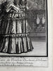 Francoise Marie de Bourbon Duchess d’Orlean 1690s scarce engraved portrait print