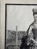 Francoise Marie de Bourbon Duchess d’Orlean 1690s scarce engraved portrait print