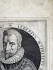 Albert VII Archduke Austria 1597 scarce early nice copper engraved portrait