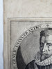 Albert VII Archduke Austria 1597 scarce early nice copper engraved portrait