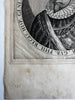 Albert VII Archduke Austria 1597 scarce early nice copper engraved portrait