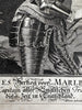 John Churchill Duke Marlborough 1670’s scarce copper engraved portrait