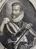 Alexander Farnese Duke Parma Low Countries 1720 scarce copper engraved portrait