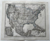 United States Territorial West & Mexico 1870 Stulpnagel Berghaus hand color map