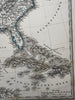 United States Territorial West & Mexico 1870 Stulpnagel Berghaus hand color map