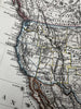 United States Territorial west 1870 Stulpnagel Stieler engraved hand color map