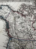 United States Territorial west 1870 Stulpnagel Stieler engraved hand color map