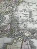 Asia New Holland India Hindustan China Corea 1820 C. Smith scarce lovely map