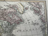 Americas North & South 1820 C. Smith scarce lovely hand colored engraved map